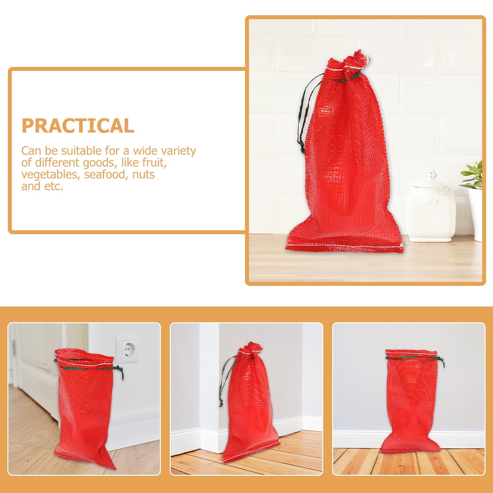 50pcs Agricultural Vegetable Bags Mesh Onion Packing  Bags Potato Mesh Bags