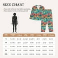 thumbnail image 4 of Bingfone Womens Pajama Sets Hawaii Palms Print,Long Sleeve Loungewear Pajamas Set-Large, 4 of 8