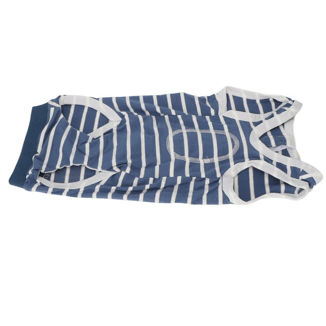 Dog Post Surgery Shirt, Breathable Adjustable Collar Dog Recovery Suit Open Crotch For Abdominal Wound S,M,L,XL,2XL