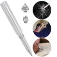 thumbnail image 4 of Pluma táctica multifunción de acero inoxidable para exteriores, protección de seguridad, herramienta de supervivencia para rompevidrios, 4 of 7