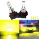 thumbnail image 2 of H11 H8 H16 80w 4000lm 3000k Yellow Tech Led Fog Lights Bulbs Kit, 2 of 5