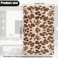 thumbnail image 3 of SCRAWLGOD Cow Print Beige Brown 1 Pcs Recliner Headrest Protector Non Slip Headrest Cover for Recliner Chair 17"x 27" Couch Chair Head Protector for Sofa, 3 of 7
