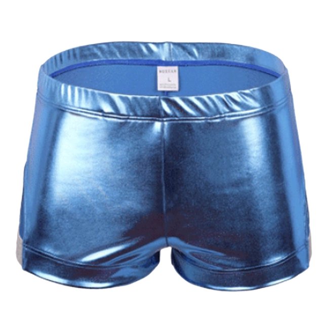 toraway Men's Sports Bronzed Solid Color Smooth Boxers With Pocket Pockets S