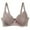 Khaki, variant on CFLVAEK Plus Size Bras for Women Comfy Wireless Lifting Lace Bra Comfortable Breathable Everyday Bra Adjustable Tshirt Bra for Big Breasts Black XXXL