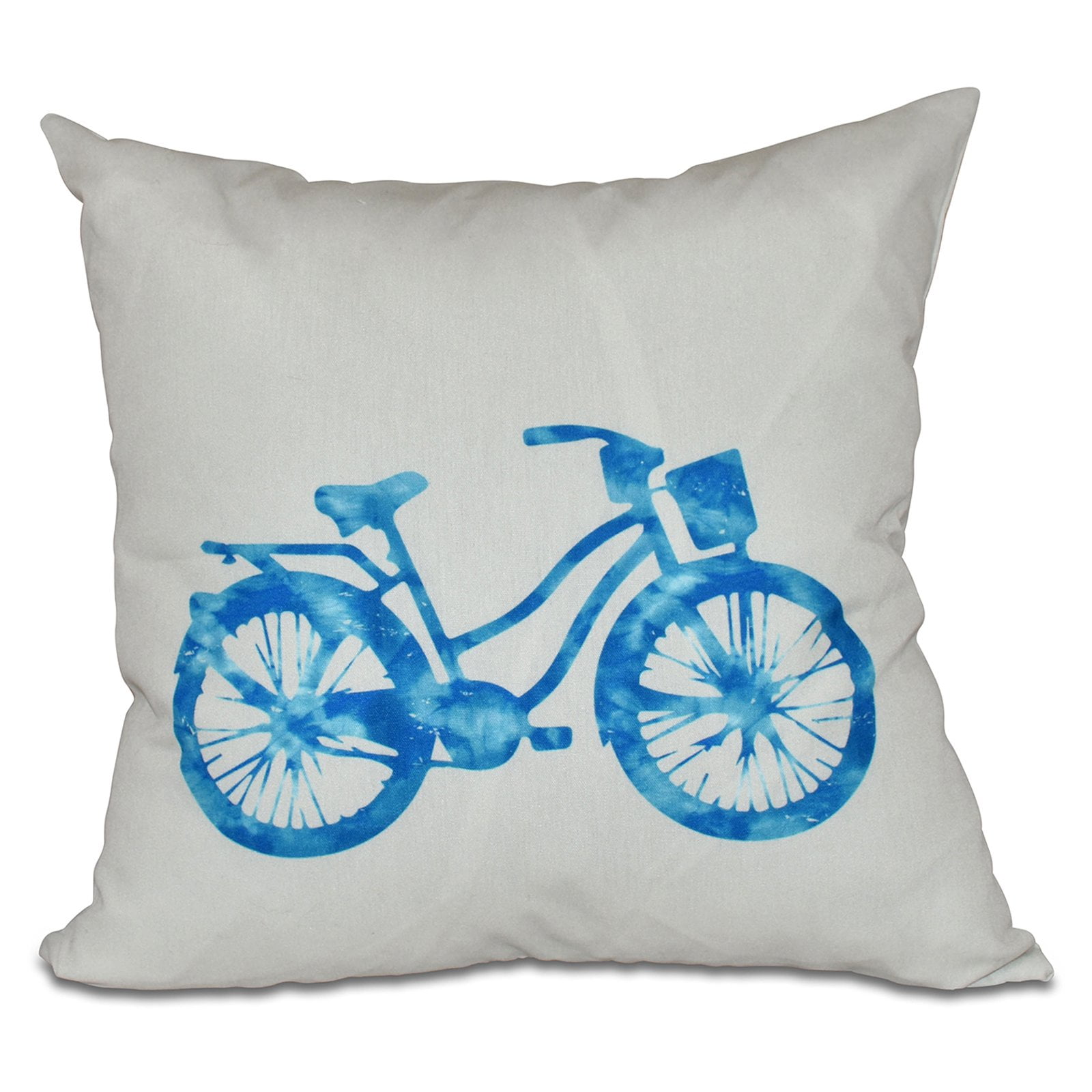 Simply Daisy 16" x 16" Life Cycle Geometric Print Pillow, Green