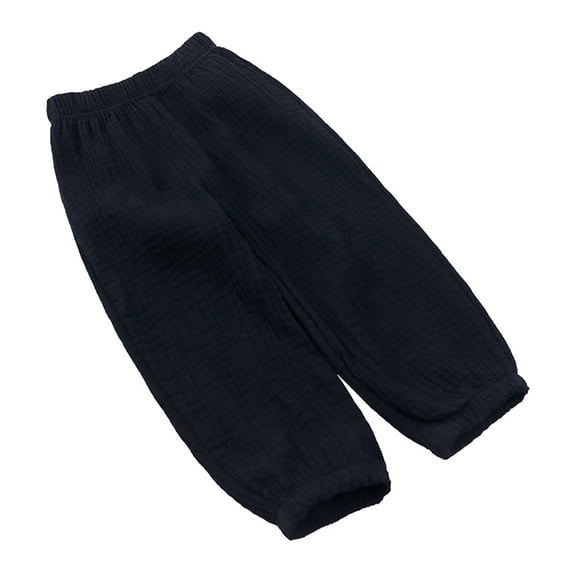 KYAIGUO Kids Baby Girls Boys Summer Cotton Pants Spring Sport Casual Jogger Toddler Active Loose Playwear Sweatpants Casual Harem Trousers for 1-8 Years Old