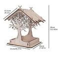 Baffle Quail Gear Window Birdhouse Feeder Stand up Feeder Copper