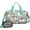 Shih Tzu Dog, variant on Women Men Gym Bag,Yorkie Dog and Flower Florals Small Duffle Bag Spend the Night Bags for Women with Shoes Compartment Washbag,Detachable Shoulder Strap,19.7x8.3x11 Inches