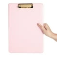 Mr. Pen- Clip Boards, Plastic Clipboards, Black Clipboard, Letter Size Clipboards Plastic Paper Clips