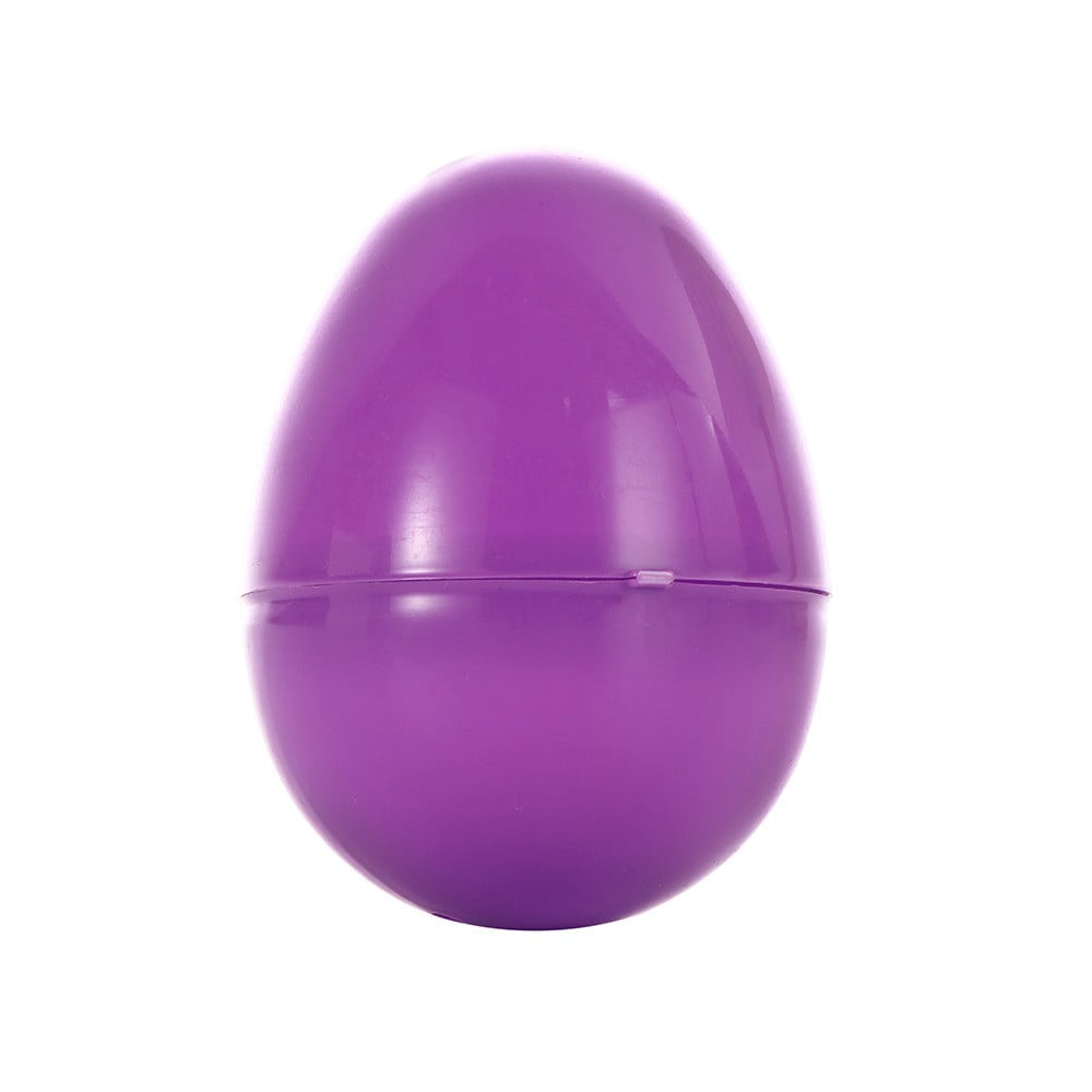 4 Packs Easter Egg Party Favor- Plastic Decorative Eggs for Festive Decorations, Treasure Hunt Game Supplies, Craft Containers, Colorful Hollow Eggs for Holiday Party Decor & Celebration Activities
