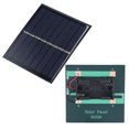 thumbnail image 1 of Solar Panel Module, Polysilicon Solar Panels Rechargeable Weather Resistant Simple  Light Transmission  for Small Battery Charging for Solar Light, 1 of 7