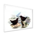 thumbnail image 2 of Designart 'Vintage Countryside Two Birds' Farmhouse Framed Art Print, 2 of 4