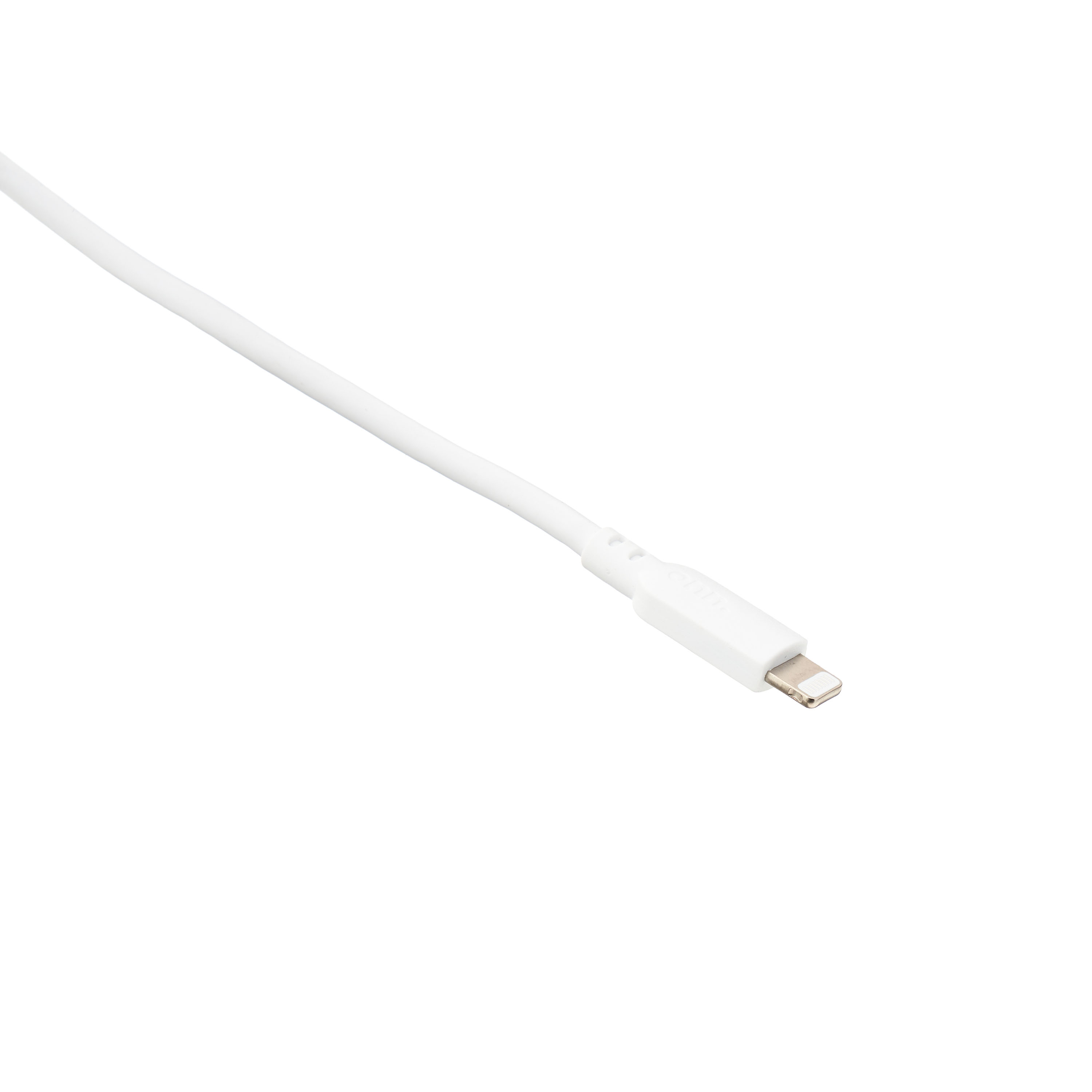 Onn Lightning to USB-A Cable, 10 Ft, MFI Certified, White photo 3