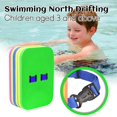 thumbnail image 4 of Kids Safety Back Float Swim Belt with 3-Layer Adjustable Floats, Children's Swim Float with Safety Clip Buckle, Swim Training Aid for Toddlers Swimming Pool(Orange), 4 of 6