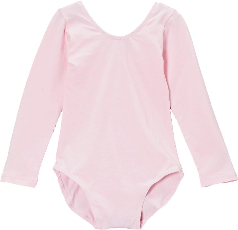Wenchoice Girl's Pink Long-Sleeve Leotard - M(3T-4T) - Walmart.com