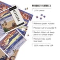 thumbnail image 2 of Lantern Press 1000 Piece Jigsaw Puzzle, Suttons Bay, Michigan, Sunset on Beach, 2 of 5