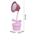 thumbnail image 3 of Dvkptbk Night Light Small Flower Lighting Desk Lamp USB Rechargeable Small Desk Lamp Indoor Portable Bedside Lamp Flowerpot Small Night Light Home Decor, 3 of 3