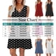 thumbnail image 3 of Vestido Corto para Mujeres Verano sin Mangas Cuello en V, Impresión de Moda con Bolsillos, Poliéster de Algodón Casual, 3 of 9