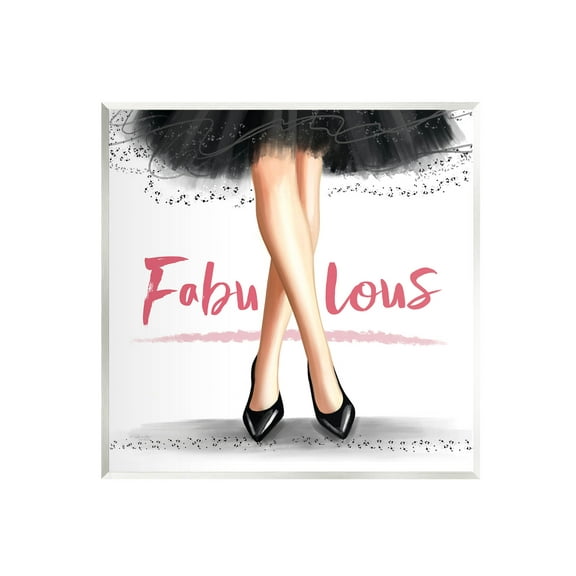 Stupell Industries Fabulous Stylish Glam Dress Graphic Art Unframed Art Print Wall Art, Design by Elizabeth Tyndall