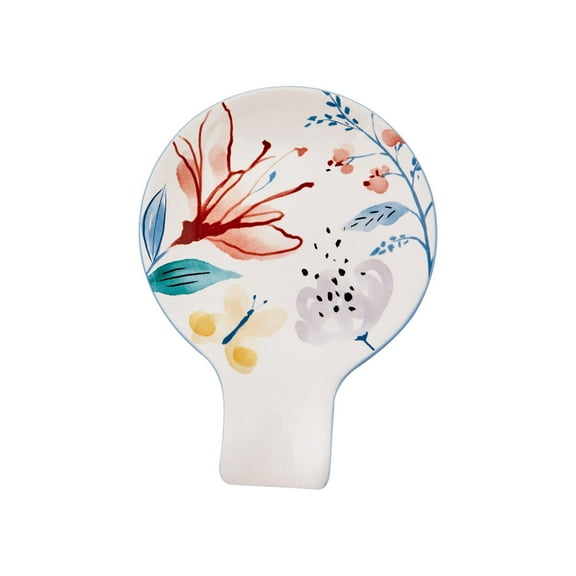 Bico Blossom Symphony Ceramic Spoon Rest, House Warming Gift, Dishwasher Safe