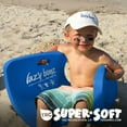 thumbnail image 6 of TRC Recreation Lazy Bunz Foam Water Saddle Pool Lounger Float, Bahama Blue, 6 of 12
