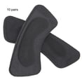 thumbnail image 3 of 10 pares de almohadillas de esponja respetuosas con la piel para el talón, parche adhesivo para el antepié para el cuidado de los pies (negro), 3 of 11