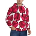 thumbnail image 2 of Sigee Tulips Flowers for Men's Pullover Hoodie Sweatshirts Adult Casual Long Sleeve Sweatshirts ,Sizes S-4XL-3X-Large, 2 of 7
