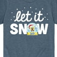 thumbnail image 3 of SpongeBob SquarePants - Let It Snow - Toddler And Youth Short Sleeve Graphic T-Shirt, 3 of 6