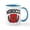 White/Blue Inside, variant on CafePress - Morocco Mug - 11 oz Ceramic Mug - Novelty Coffee Tea Cup