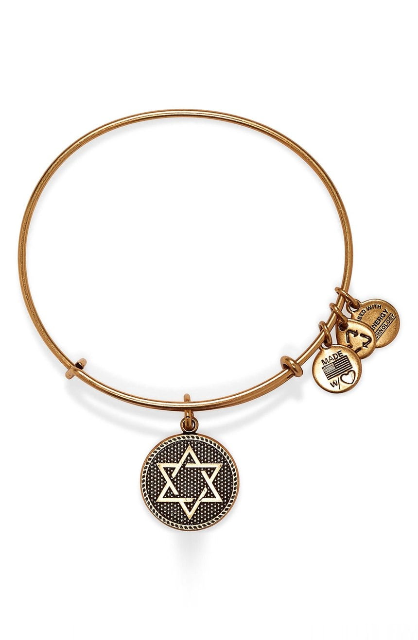 Star of David Expandable Wire Bangle - Rafaelian Gold