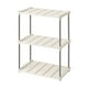 thumbnail image 3 of Xihbxyly Estante de Almacenamiento, Organizador Versátil de 4 Estantes, Construcción Duradera de Plástico y Hierro, Diseño de Fácil Montaje, Uso En Casa, Cocina y Garaje, Maximiza La Eficiencia Del E, 3 of 7