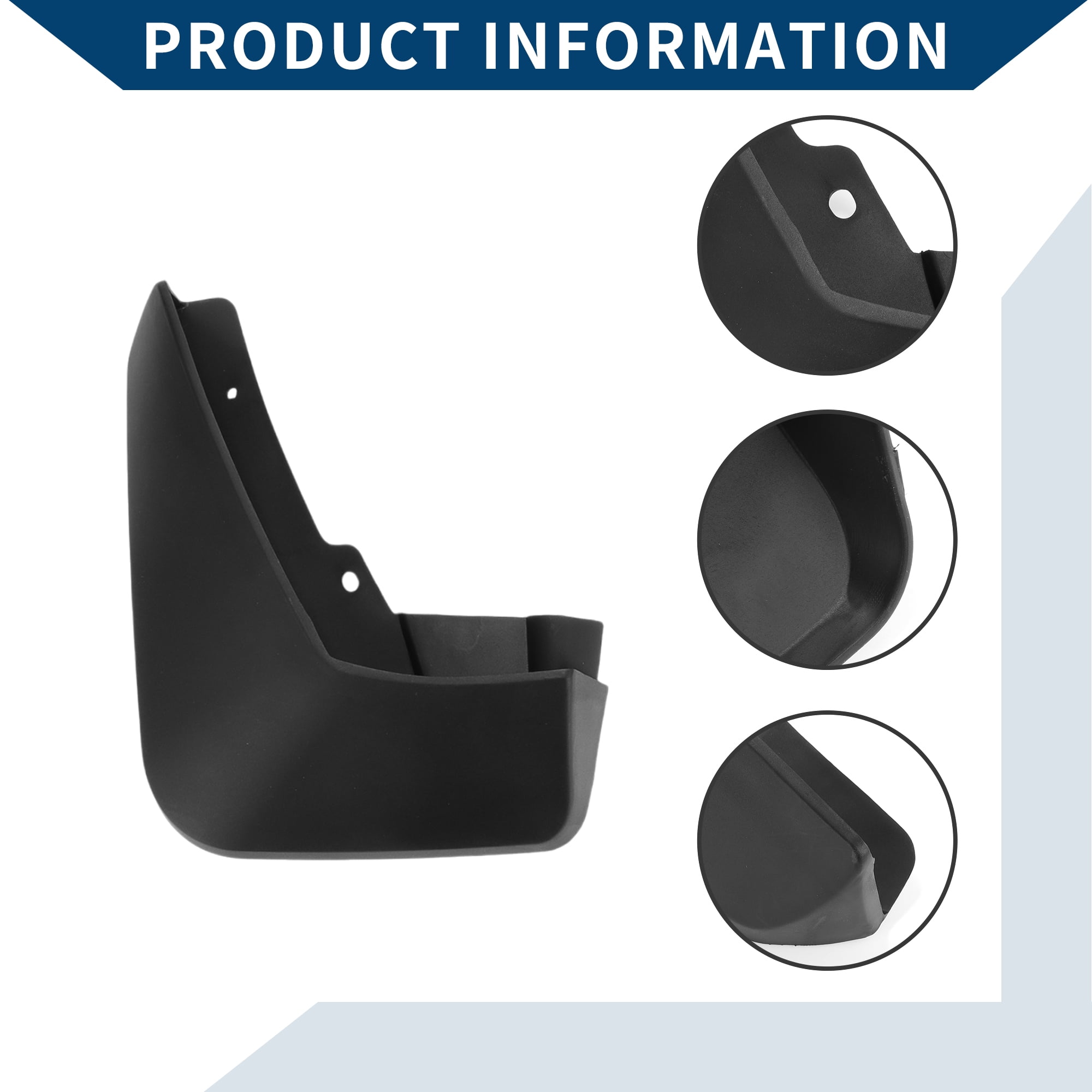 Unique Bargains Mud Flaps Splash Guards W/Mount Accessories for Jaguar E-PACE 2018-2022 Front Rear Mud Guards 1 Set