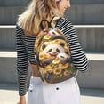 thumbnail image 6 of Yiaed Cute Panda Sunflower Print Backpack, Premium Laptop Backpack, Travel Backpack for Women, Lightweight Backpacks, Comfortable Back Pack-Small, 6 of 7