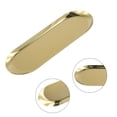 thumbnail image 3 of Oval stainless steel tray Storage tray tea fruit tray cosmetics jewelry tray, 3 of 9