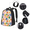 thumbnail image 2 of Balery Groovy Daisy Flowers Mochila para hombre y mujer - Tela Oxford 600D resistente - Gran capacidad, resistente al agua, ideal para la escuela, viajes y senderismo, 2 of 6