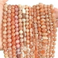 thumbnail image 2 of HOOUN Natural Sunstone Irregular Faceted Round Loose Sun Beads for Jewelry Making DIY-type3-2mm, 2 of 9