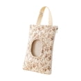 Material Count App Diaper Wet Wipe Pouch Quilted Hanging Floral Reusable Fabric Cover with ...