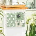 thumbnail image 4 of Green Floral Leaves Boho Kitchen Towels Dish Towels, 18x26 Inch Seasonal Spring Summer Decoration Hand Towels Set of 4, 4 of 6