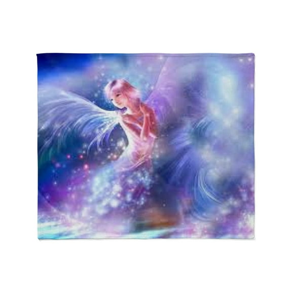 CafePress - Angel Throw Blanket - Soft Fleece Throw Blanket, 50"x60" for All Ages