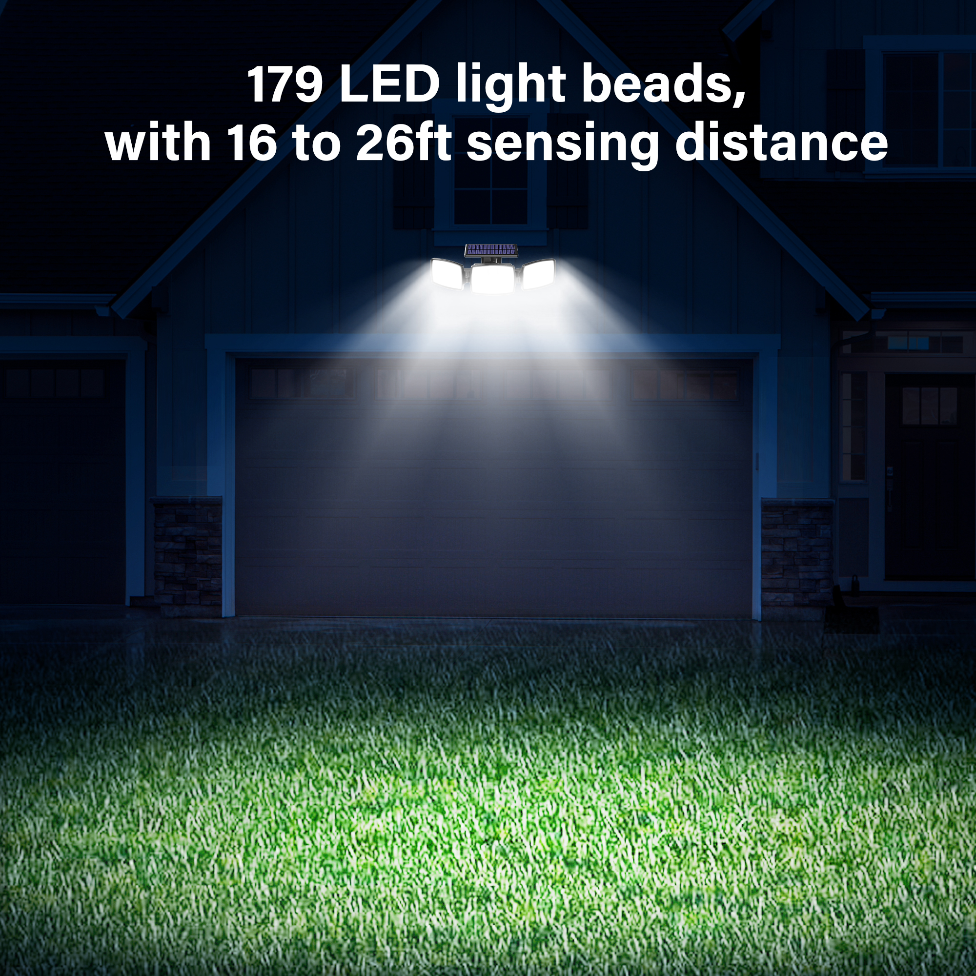 Daybetter Solar Outdoor Lights, 179 LED Motion Sensor, 2 Pack photo 5