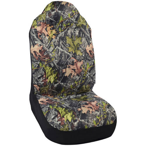 BDK High Back Full Camo Pick Up Truck Seat Cover Integrated Seatbelt