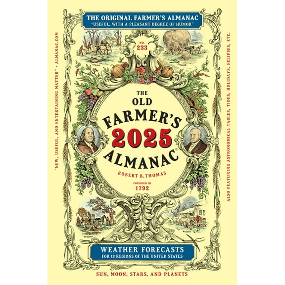 The 2025 Old Farmer's Almanac, (Hardcover)