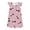 Pink-3, variant on Shadoumai Girls Dresses Size 7 Summer Sleeveless Happy Easter Cartoon Printed Comfortable Beach Dresses Sundress Summer Dresses for Girl