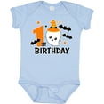 thumbnail image 3 of Inktastic 1st Birthday with Ghost and Bats Halloween Boys or Girls Baby Bodysuit, 3 of 5