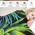 thumbnail image 3 of JRXY Adult Watercolor Pineapple Tropical Palm Leaves Throw Blanket Fashion Plush Throw Blankets All Season Ultra-Soft Micro Blanket Gifts for Christamas and Birthday White, 3 of 6