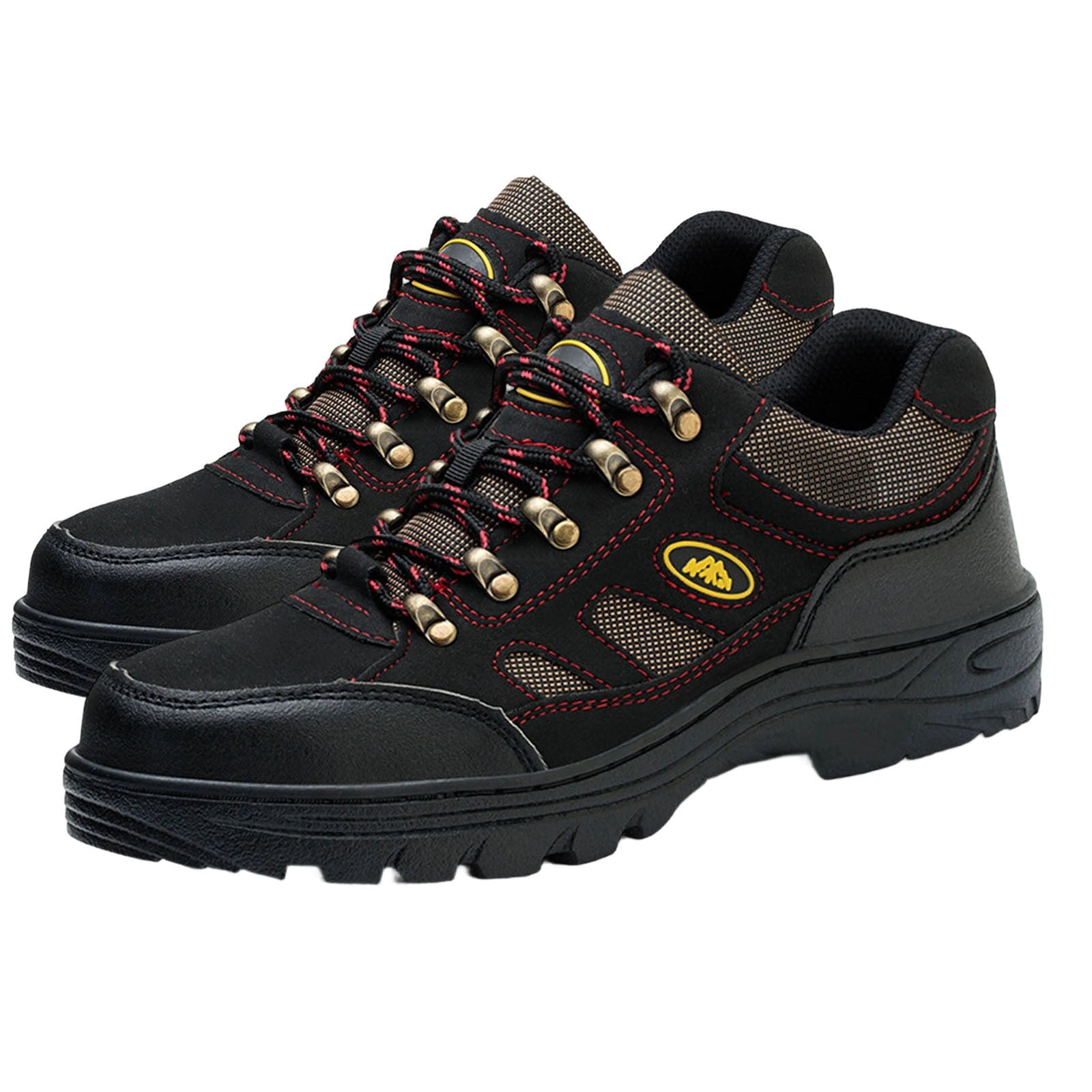Black Women'S Hiking Shoes Comfortable Outdoor Trail Walking Non Slip Outsole For Trekking Backpacking Camping Travel Adventure Size 38