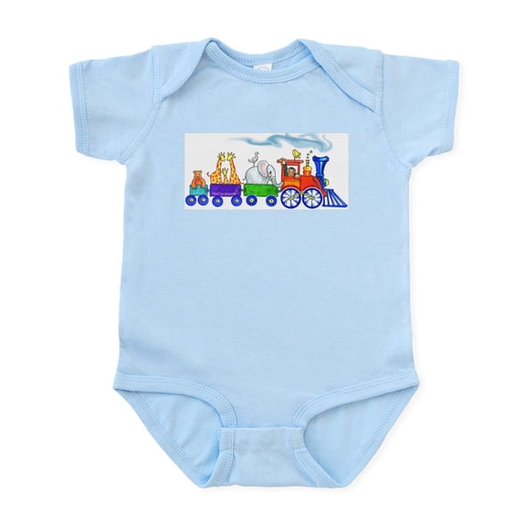 CafePress - Choo Choo Train Infant Bodysuit - Baby Light Bodysuit, Size Newborn - 24 Months