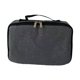 thumbnail image 3 of Organizador de Gafas Bolsa para Lentes Multifuncional Estuche con Asas Separadores Ajustables Protección Interior de Poliéster Adecuado para Colección Gris, 3 of 10