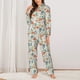 thumbnail image 2 of Balery Garden Of Little Bunnies Conjunto de Pijama con Estampado para Mujer, Conjunto de Dos Piezas con Manga Larga, Ropa de Dormir Suave con Bolsillos, Pijamas Cómodos-XX-Large, 2 of 7