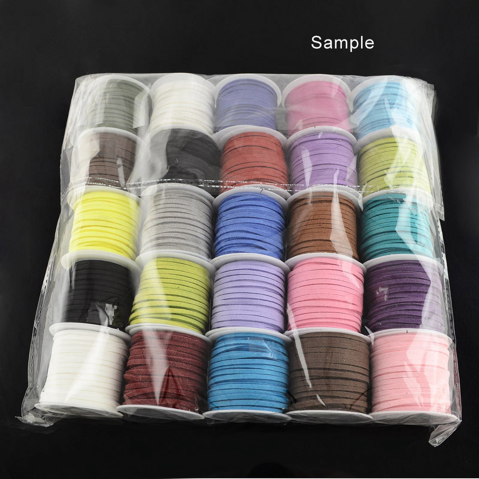Suede Cord Suede Lace Teal 3x1.5mm about 5.46 yards(5m)/roll 25rolls/bag